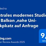 Zentrale Wohnung, 2 Betten,vollmoebliert,nahe Btu,balkon- Parkpkatz Auf Anfrage 公寓 *